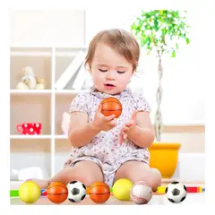 RYBIU IMPORT - Pack6 Set de Pelotas Antiestres en Diseño Deportivo