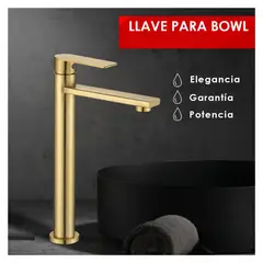 XM - GRIFO ALTA DORADO DE AGUA FRIA