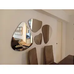 LUMINAR BRILLO & LUZ - Composición con espejos decorativos aesthetic orgánicos