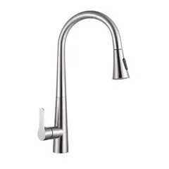 XM - Grifo Mezcladora para Lavabo Acero Inoxidable Satinado