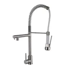 XM - Grifo Mezclador para Lavabo en Acero Inoxidable 304 – Acabado Satinado