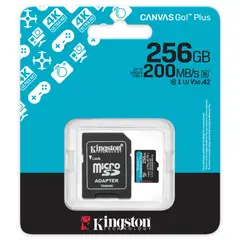 KINGSTON - 256GB Canvas Go Plus Gen 4 U3 MicroSDXC - SDCG4/256GB