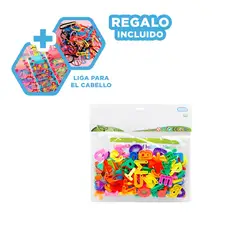 GENERICO - Conectores de Juego de Abecedario Y+Ligas de Regalo