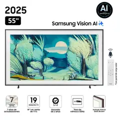 SAMSUNG - Televisor The Frame 55" Qled 4k Vision AI Smart TV QN55LS03F - Nuevo 2025
