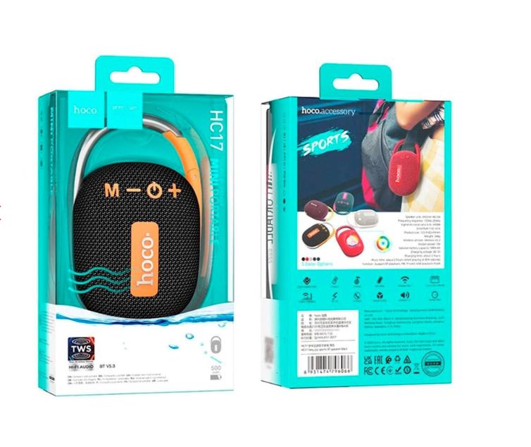 Parlante Bluetooth HC17 Mini Portable BLACK