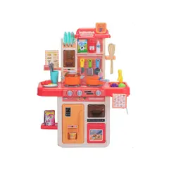 RYBIU IMPORT - Pack2 Cocina Juguete de Niñas de Multicolo Y+Papel de Regalo