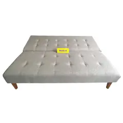 TEMEL - Sofá Cama Modelo Futón Beige Dos Plazas - iMUEBLES