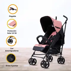 CARESTINO - Coche «CAPRI V2» Rosa viejo