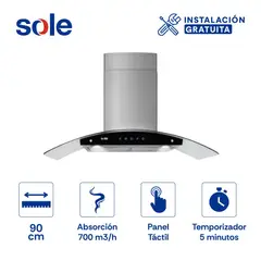 SOLE - Campana Extractora Venus Classic 90cm TURE84CO