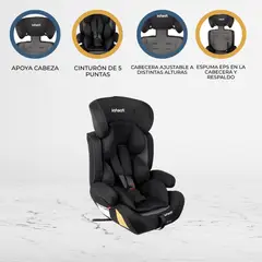 INFANTI - Silla Auto Butaca «HANGAR» Black