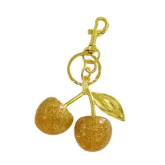 KAST PE - Dupe Llavero de Cereza Couture para Bolso - Golden Cherry