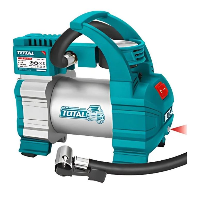 Minicompresor de Aire 140PSI 12v Total Industrial