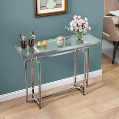 GENERICO - Consola Recibidor KUMA Acero Inoxidable