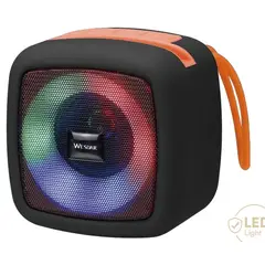 WESDAR - - Parlante Bluetooth BT 5,1 5W 4hrs LED Colors - Negro