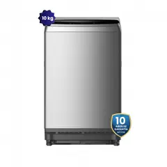 MIDEA - Lavadora Automática Carga Superior 10Kg Dark Silver MA200W100G