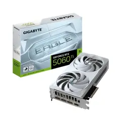 GIGABYTE - Tarjeta de video GeForce RTX 5060 Ti EAGLE OC ICE 8G