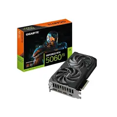 GIGABYTE - Tarjeta de video GeForce RTX 5060 Ti WINDFORCE OC 8G