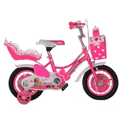 GENERICO - Bicicleta para niña infantil aro 20 fucsia