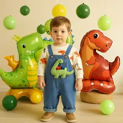 GENERICO - GLOBOS DE DINOSAURIOS PARA NIÑO DE 3 PIEZAS