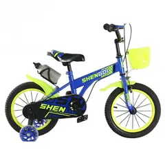 GENERICO - Bicicleta para niña infantil aro 12 azul