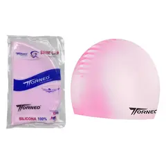 TORNEO - Gorro De Silicona De Natación Adultos Rosado Claro -