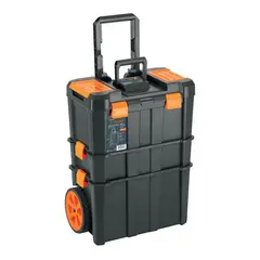 TRUPER - Caja pherramienta de 19x25 cruedas 3 en 1 desmontable - 102644