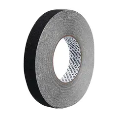 TRUPER - Rollo de 18m de cinta antiderrapante negra 25mm con abrasivo - 101443