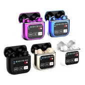 GENERICO - Auriculares Inalámbricos Bluetooth SE60 Pantalla táctil CremaPlateado