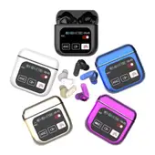 GENERICO - Auriculares Inalámbricos Bluetooth SE60 Pantalla táctil CremaPlateado