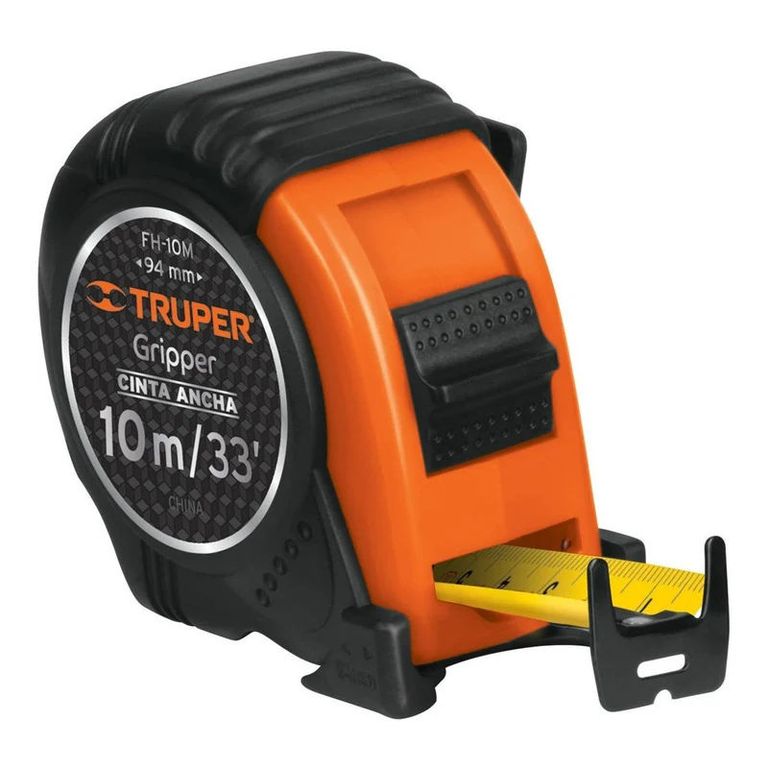 Wincha Gripper Contra Impactos 10 M Cinta 32 Mm - FH-10M