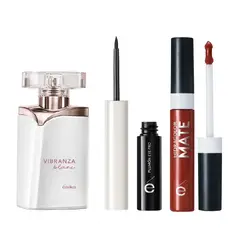 ESIKA - Pack Vibranza blanc + Delineador punta plumon + labial