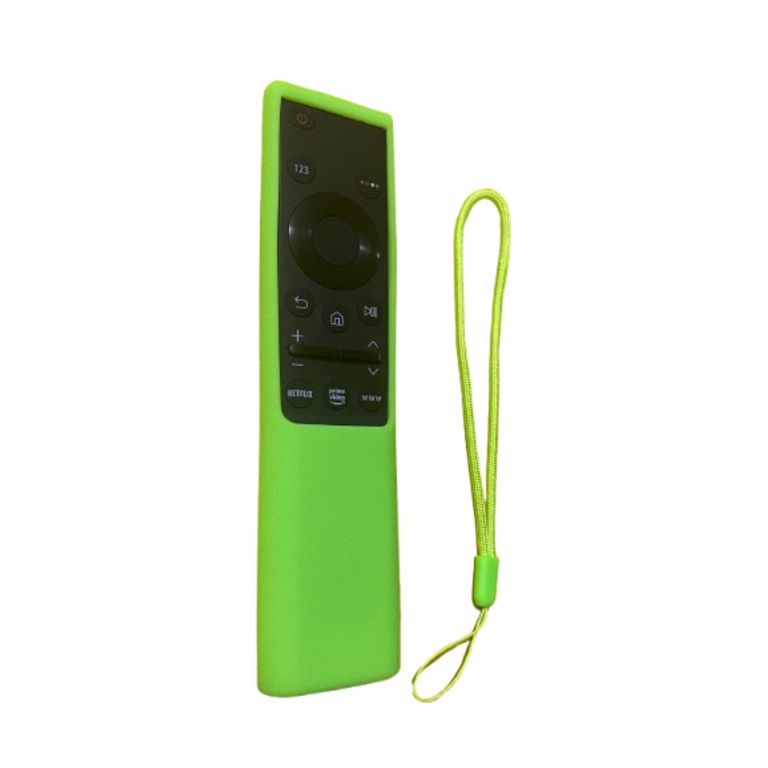 Funda para control samsung smart verde fosforescente
