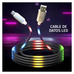 MUNAIQUI - Cable de datos LED para Iphone USB-A Lightning Modelo MD220