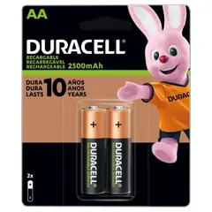 DURACELL - PILAS RECARGABLES AA 2500MAH