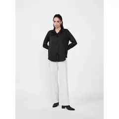 BANATY - BLUSA SATINADA DE SEDA PARA MUJER