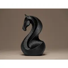 GENERICO - ADORNO EXCLUSIVO CABALLO NEGRO 23cm x 13cm x 14cm