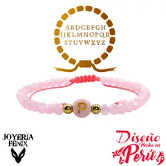 JOYERIA FENIX - Pulsera Letra Inicial - Colores