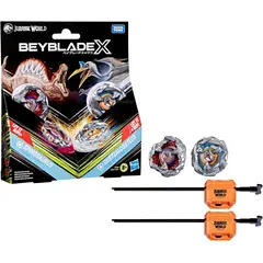 TAKARA TOMY - BEYBLADE X JURASSIC WORLD SPINOSAURUS VS QUETZALCOATLUS