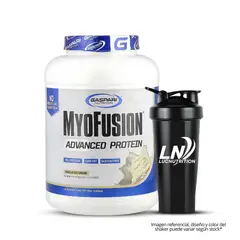 GASPARI NUTRITION - Myofusion Advanced Protein 4 LB - Vainilla Ice cream + Shaker