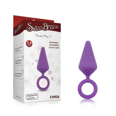 CHISA - Plug Anal Candy S Morado Talla S