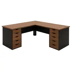 MUEBLES CRISOSTOMO - Escritorio en L Gerencial Caramelo 180cm