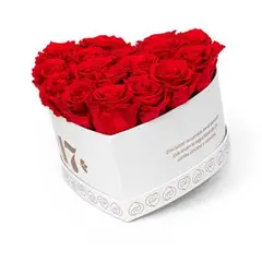 AIROSA - Rosa Eterna Amor - Color Rojo Box Blanco