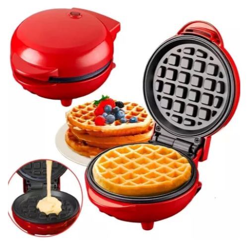 WAFLERA MINI TOSTADORA SANDWICHERA ELECTRICA ANTIADHERENTE