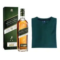 JOHNNIE WALKER - Pack Green Label 750ML + Polo