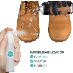 GENERICO - Renovador limpiador impermeabilizador calzado nobuck gamuza ropa
