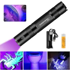 OEM - Superfire Z01 Linterna UV Profesional 365nm Aluminio e IP44