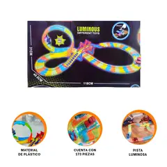 RYBIU IMPORT - Pack2 Pista de Facil Armado para Carro Y+Regalo Agendita