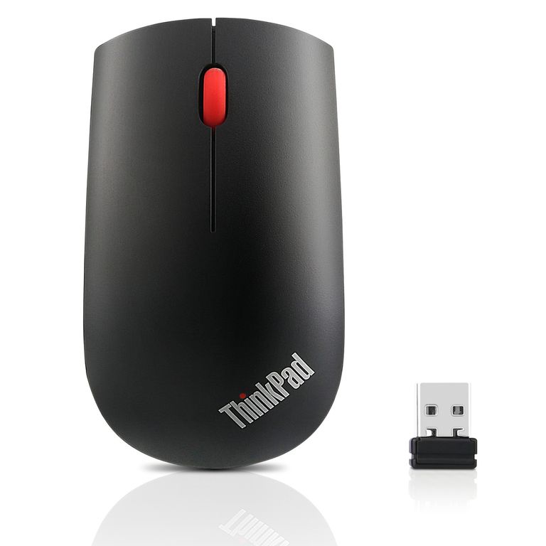 Mouse ThinkPad Essential Wireless 1200dpi USB Negro - 4X30M56888