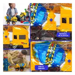 RYBIU IMPORT - Pack6 Auto de Juguete de Construccion Y+Regalo Stickers