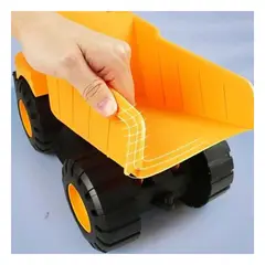 RYBIU IMPORT - Pack4 Auto Infantil Practico de Construccion Color Amarilo